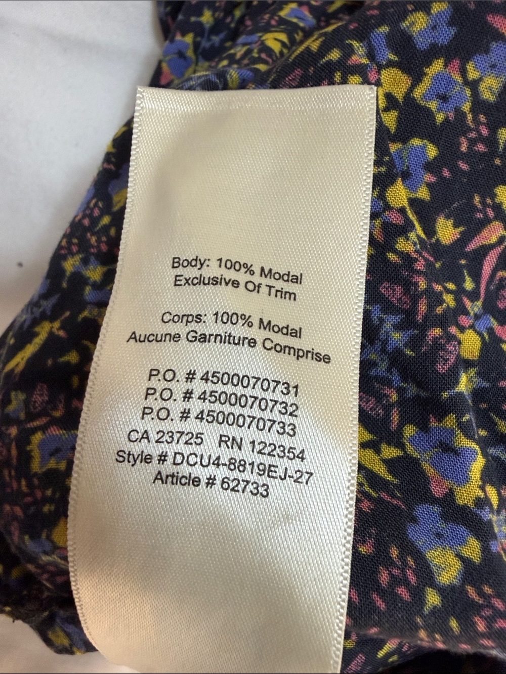 Wilfred NWOT floral jumpsuit. - Picture 13 of 13